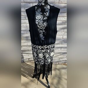 Double D Ranch Wear Long Vest Vintage